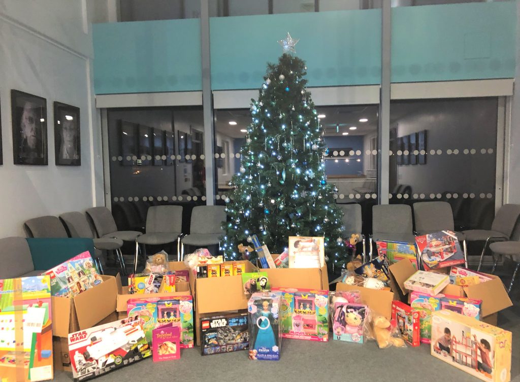 donating toys at christmas